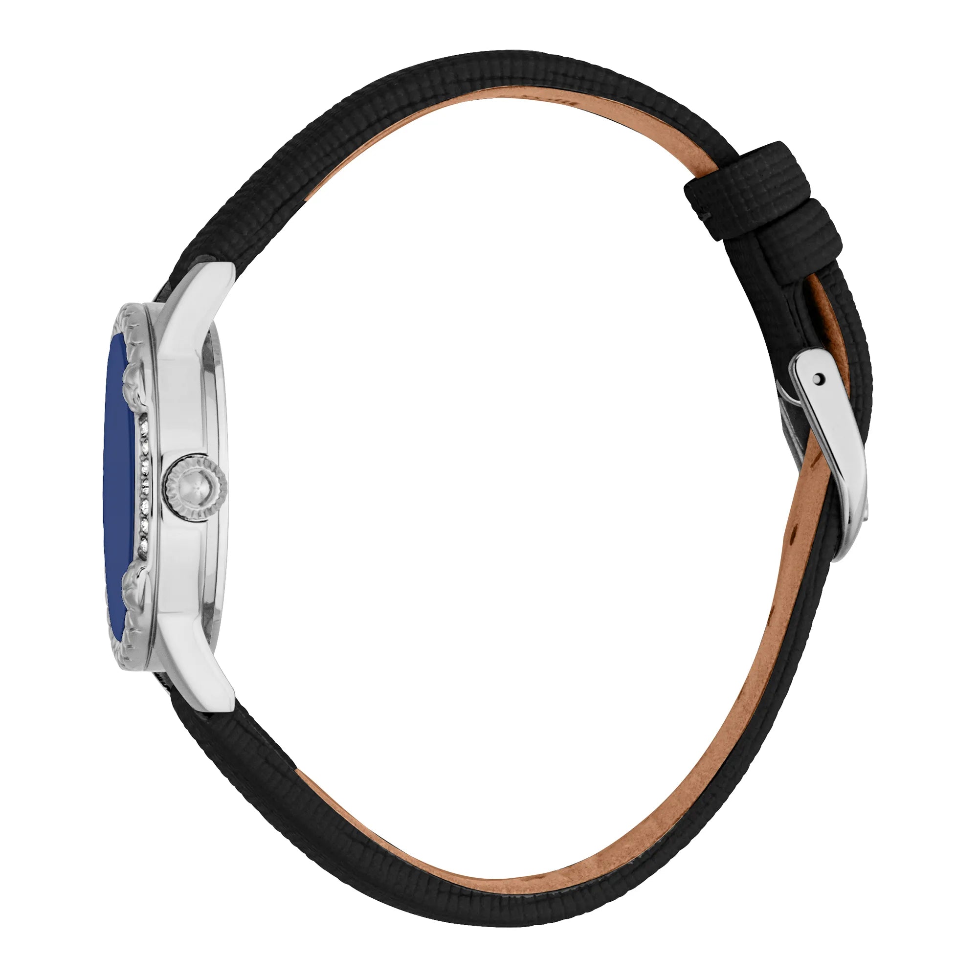 Just Cavalli Animalier Fiorenza Snake Leather Black Silver Blue image 2