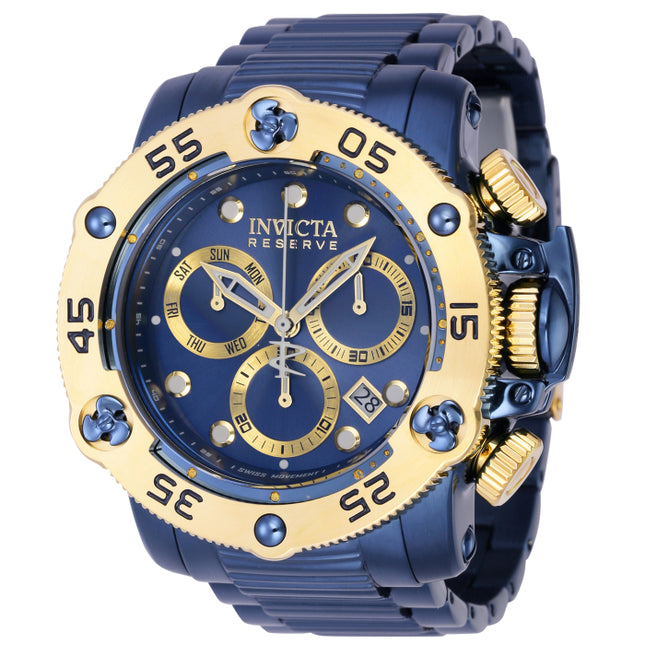 INVICTA Men's Reserve Propellar Chronograph Blue / Gold Watch
