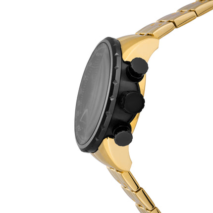 INVICTA Men's Aviator Instrument Tachymeter Chronograph 48mm Gold / Black Watch