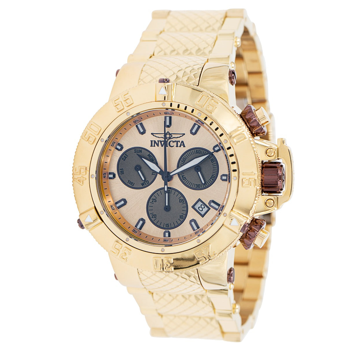 INVICTA Men's SUBAQUA NOMA III Chronograph 50mm Steel Gold Watch