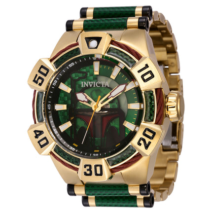 INVICTA Men's STAR WARS Boba Fett Automatic 52mm Limited Edition Steel Infused Watch
