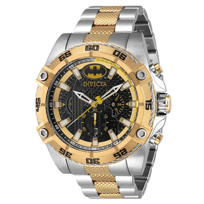 INVICTA Men's DC Comics Batman Limited Edition Gotham Chronograph 50mm Watch Two Tone