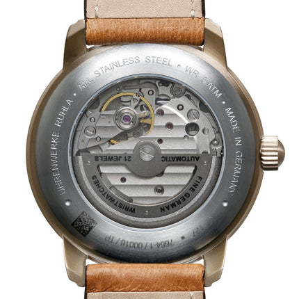 ZEPPELIN Men's LZ127 Graf Zeppelin Automatic Open Heart Watch 76641 image 2