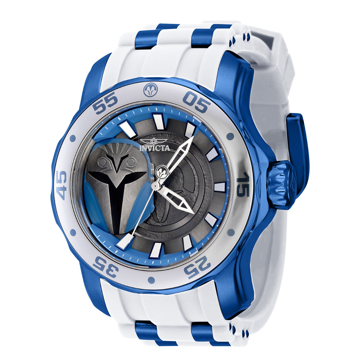 INVICTA Men's STAR WARS Limited Edition Bo Katan 48mm Watch Ice Blue