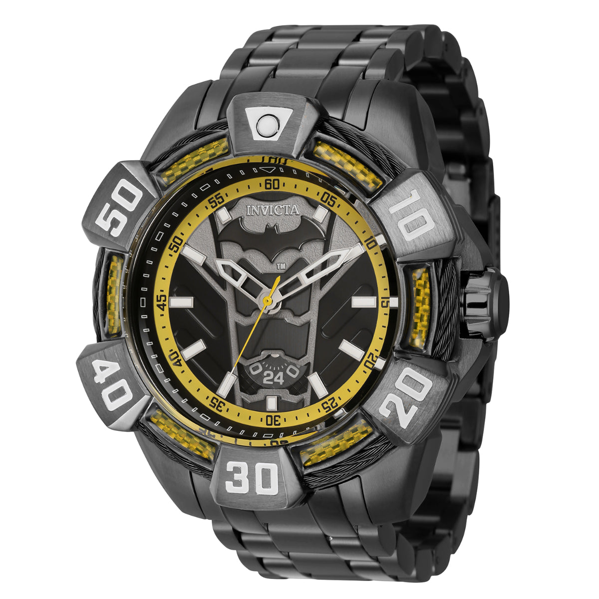 INVICTA Men's DC Comics Batman Limited Edition Chronograph Watch Gunmetal