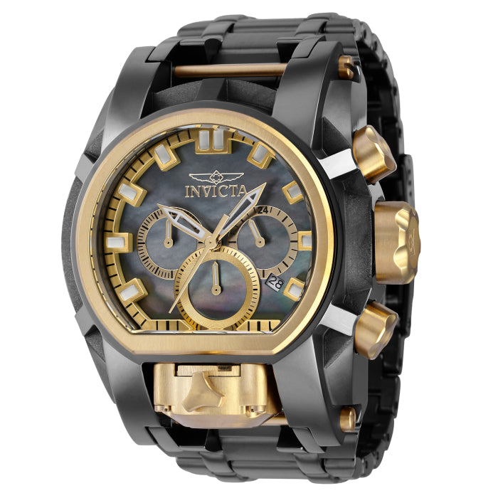 INVICTA Men's Bolt Zeus Magnum 52mm Gunmetal / Gold Trim Watch