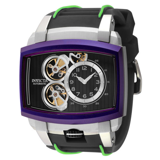 INVICTA Men's Akula Automatic Skeleton 52mm Double Barrel Watch Violet