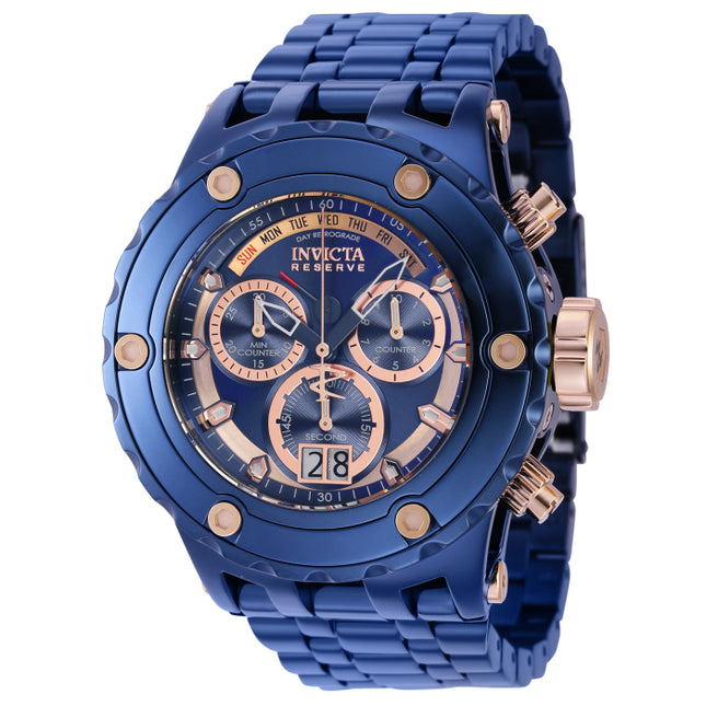 INVICTA Men's Reserve Speciality SUBAQUA Chronograph Blue / Gold Watch