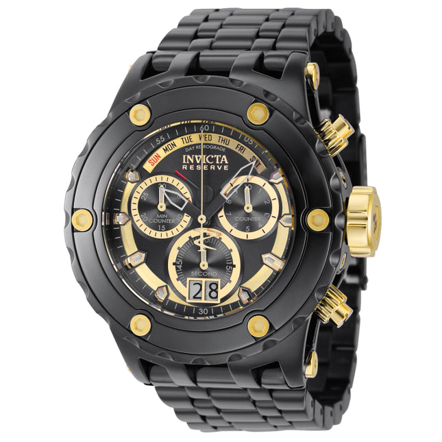 INVICTA Men's Reserve Speciality SUBAQUA Chronograph Black / Gold Watch