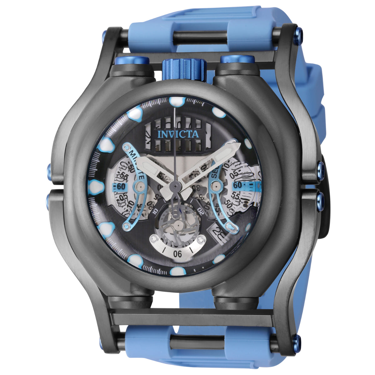 INVICTA Men's Sea Hunter Ultimate 56mm Chronograph Watch Baby Blue