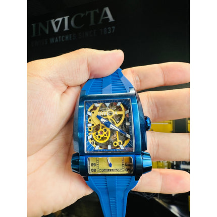 INVICTA Men's Akula Excursionist Swiss Caliber Automatic 43mm Watch Blue