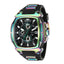 INVICTA Men's S1 Rally Diablo Chronograph 53mm Steel Infused Silicone Strap Watch Iridescent