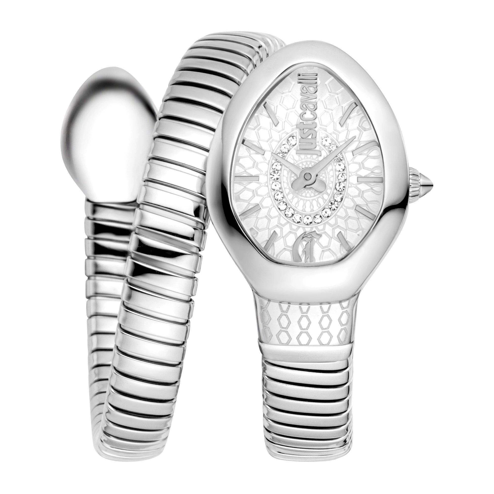 Just Cavalli Signature Snake Eclisse Silver image 0