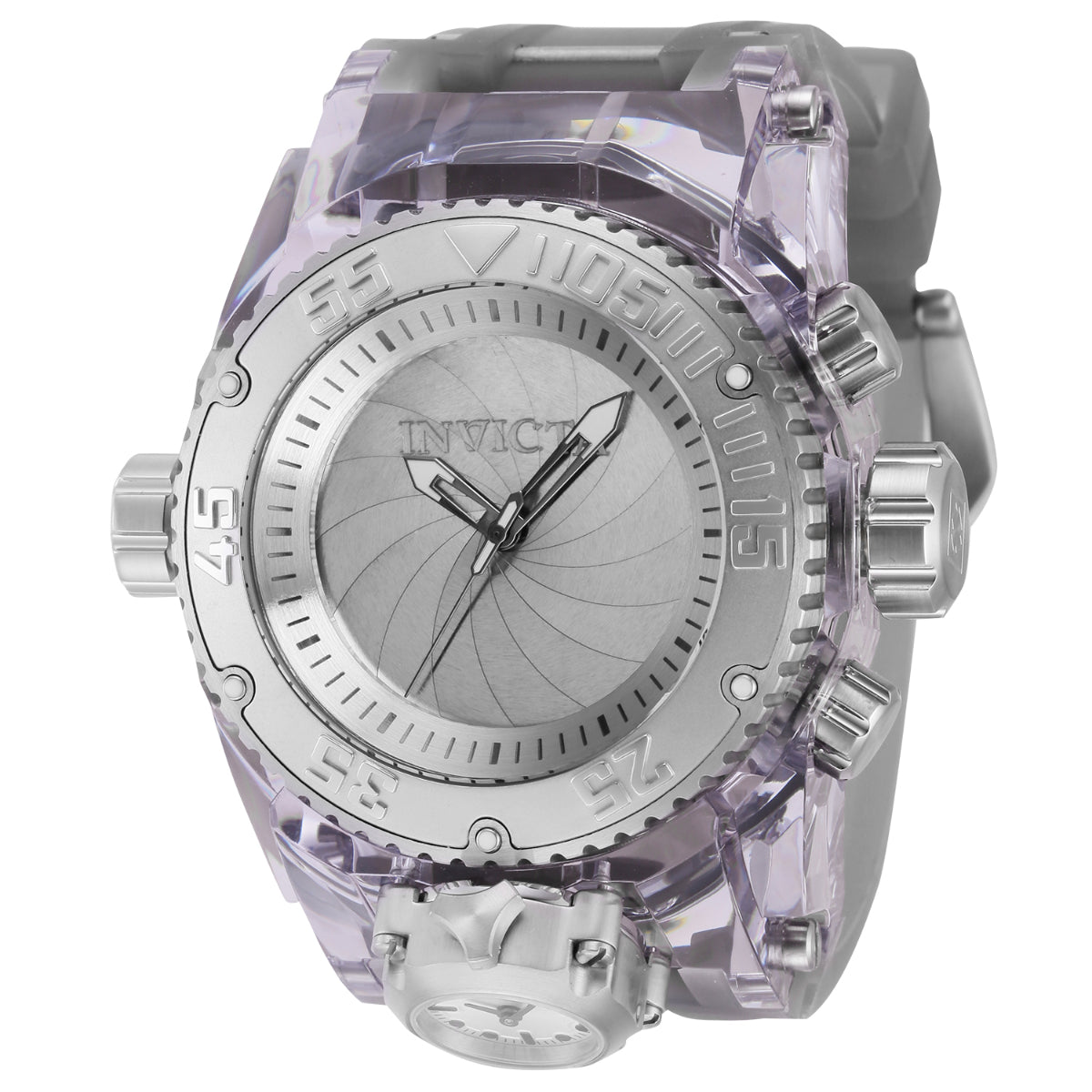 INVICTA Men's Bolt Phantom 2-IN-1 52mm Grey / Silver Watch