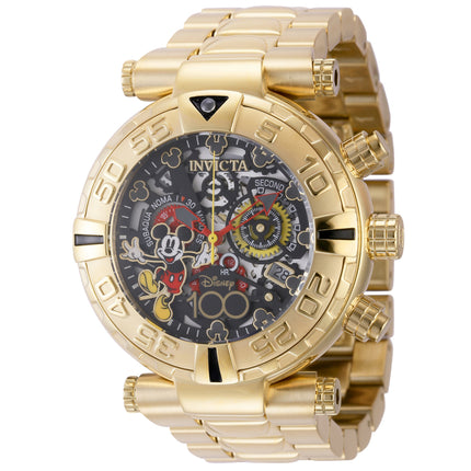 INVICTA Men's Disney Mickey Ltd Edition Chronograph 47mm Gold Watch