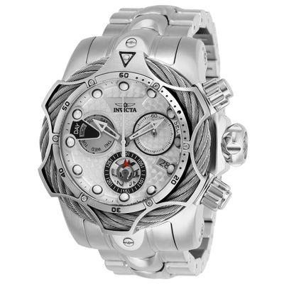 INVICTA Men's Reserve Venom Defender Chronograph 52mm Silver / Silver 1000m Watch