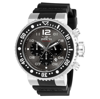 INVICTA Men's Pro Diver Hunter Chronograph 52mm Silver / Black Watch