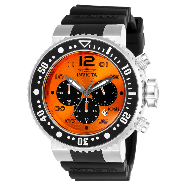 INVICTA Men's Pro Diver Hunter Chronograph 52mm Silver / Orange Watch