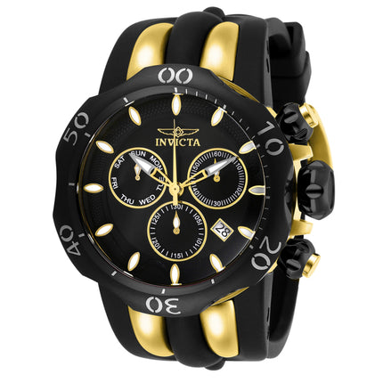NVICTA Men's Reserve Venom Suisse Chronograph 54mm Gold / Black 1000m Watch