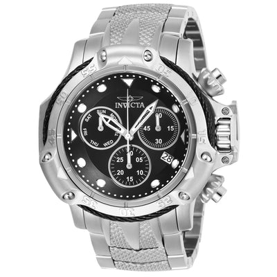 INVICTA Men's SUBAQUA Chronograph 55mm Steel Silver / Black Watch