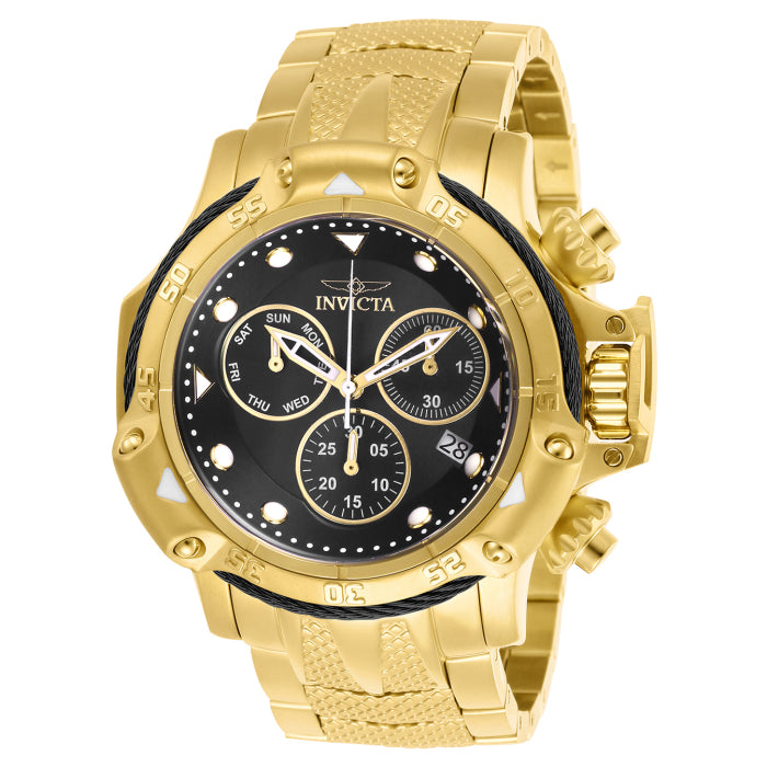 INVICTA Men's SUBAQUA Chronograph 55mm Steel Gold / Black Watch