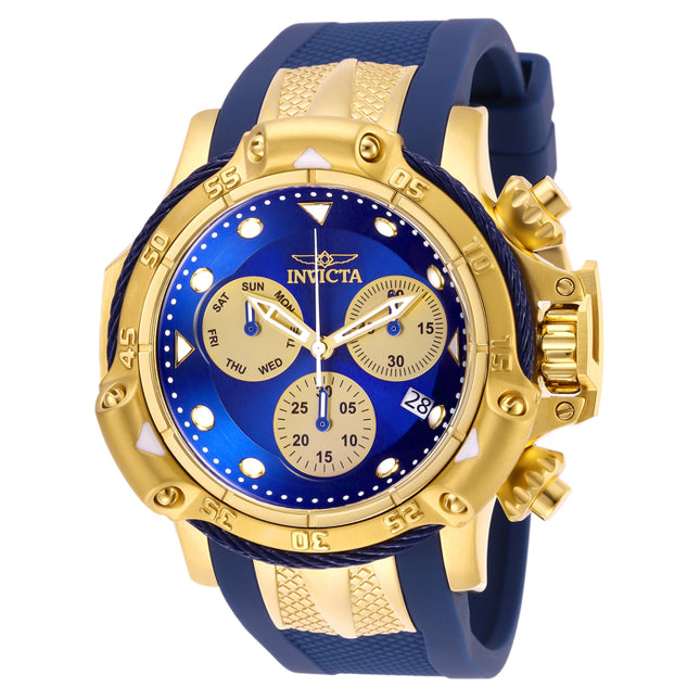 INVICTA Men's SUBAQUA Kingdom Chronograph 55mm Gold / Blue Watch