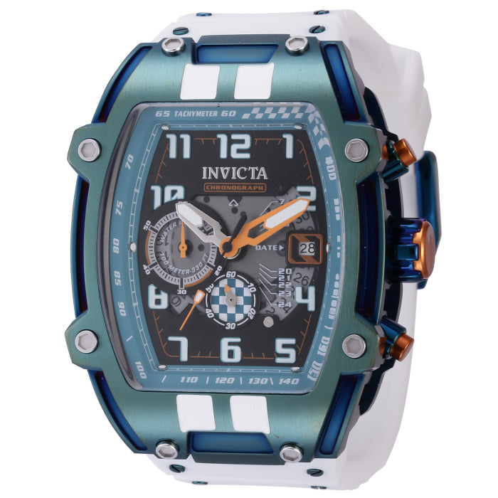 INVICTA Men's S1 Rally DIABLO 48mm Green / Blue / Snow Chronograph Watch