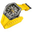 INVICTA Men's S1 Rally Diablo Automatic Skeleton Gunmetal / Yellow Watch