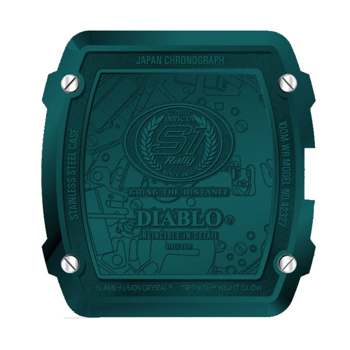 INVICTA Men's S1 Rally DIABLO 48mm Green / Blue / Snow Chronograph Watch