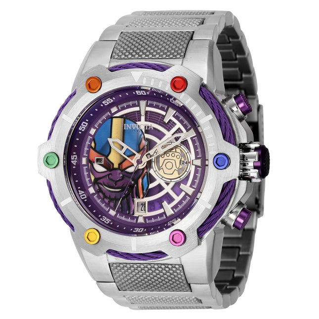 INVICTA Men's Marvel Limited Edition Thanos Chronograph Steel Watch