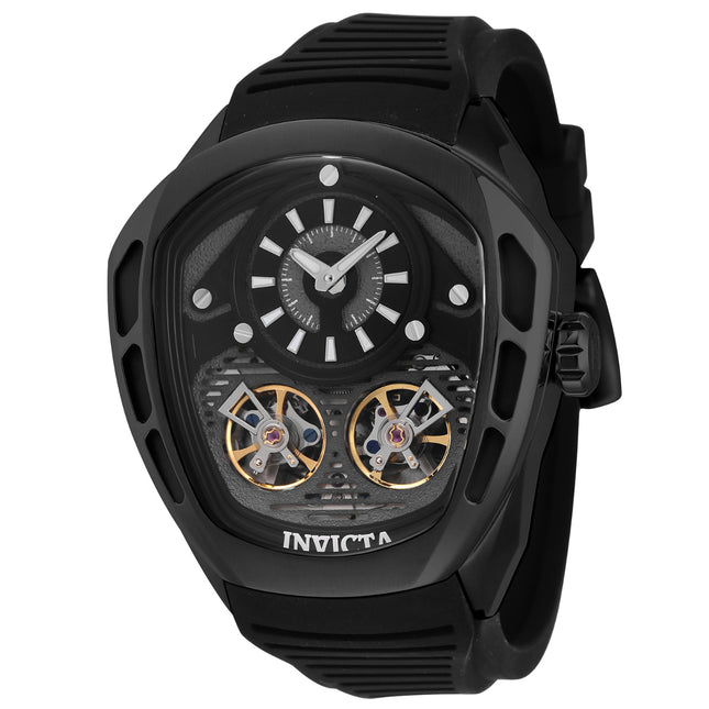 INVICTA Men's Akula Turbo Automatic 48mm Double Barrel Watch Black Edition