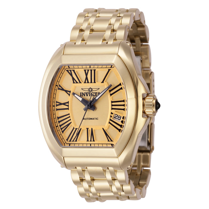 INVICTA Women's Pro Diver Tonneaux Automatic 38mm Gold Jubilee Strap Watch