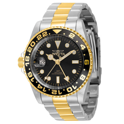 INVICTA Men's Pro Diver Swiss Inverted 42mm GMT 200m Oyster Bracelet Watch