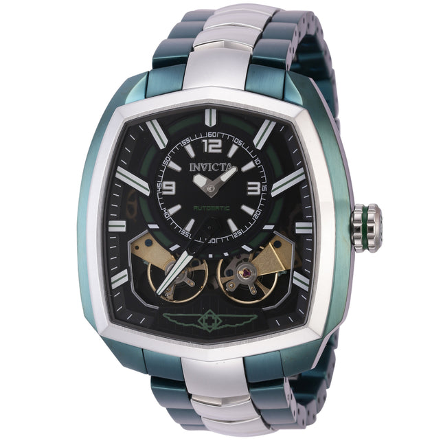 INVICTA Men's Akula X Automatic 48mm Double Barrel Watch Mint Green Steel