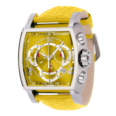 INVICTA Men's S1 Rally Algiers Swiss Race Team Chronograph 48mm Watch Yellow