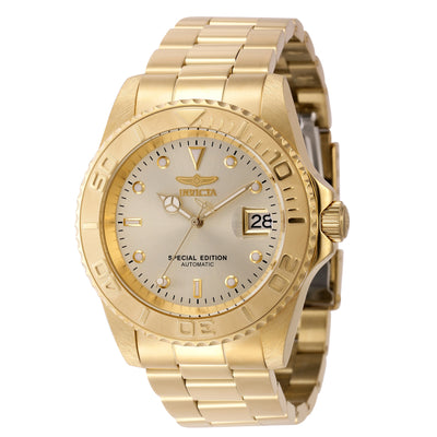 INVICTA Men's Pro Diver Automatic 42mm  Gold / Champagne Oyster Bracelet Watch