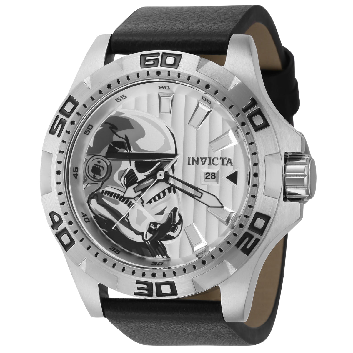 INVICTA Men's STAR WARS Limited Edition Stormtrooper Leather 43mm Watch