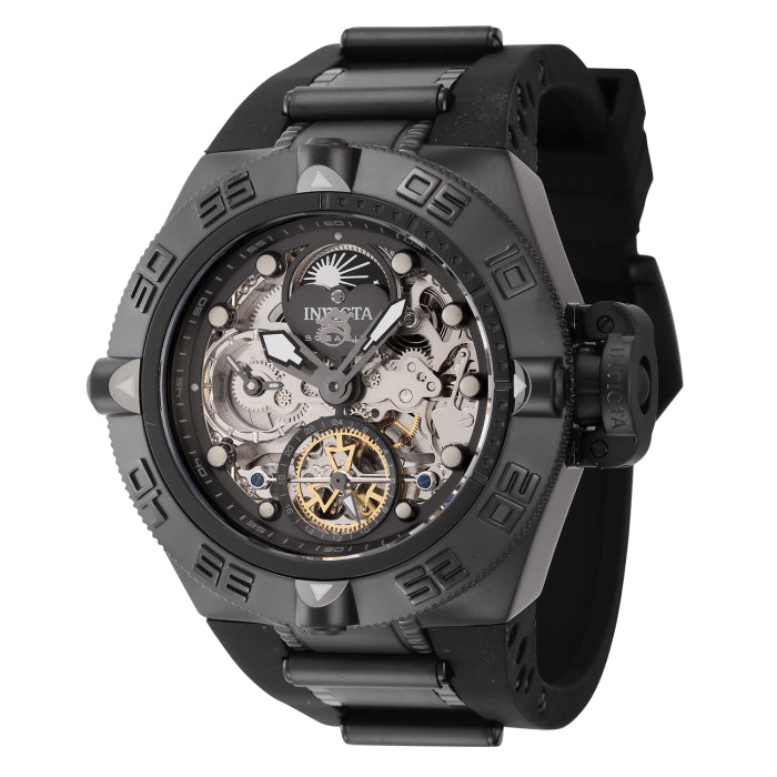 INVICTA Men's SUBAQUA NOMA MOONPHASE Chronograph 50mm Black Ionic Watch