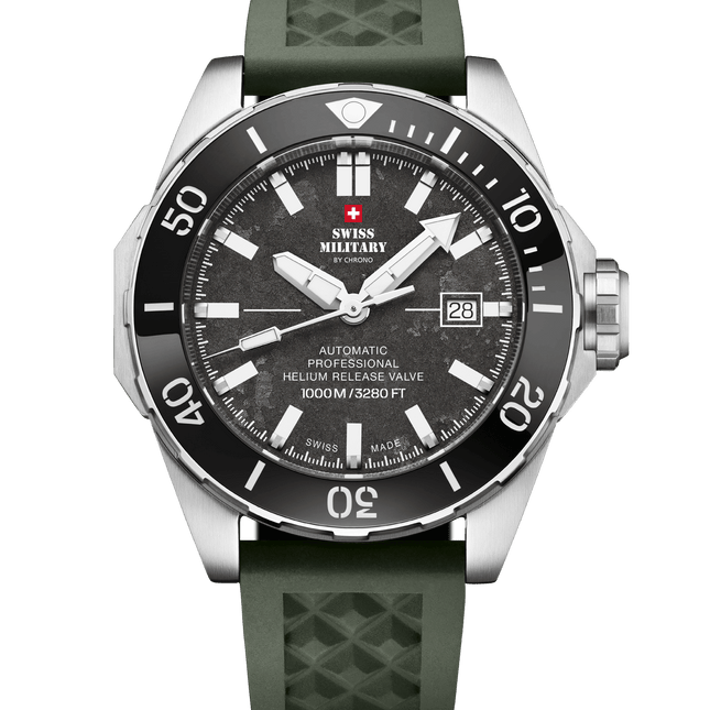 Swiss Military SMA34092.09 – 1000M Automatic Dive Watch image 0