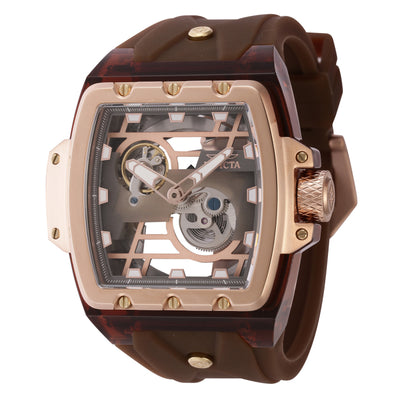 INVICTA Men's Anatomic Automatic 55mm 100m Brown / Gold Watch