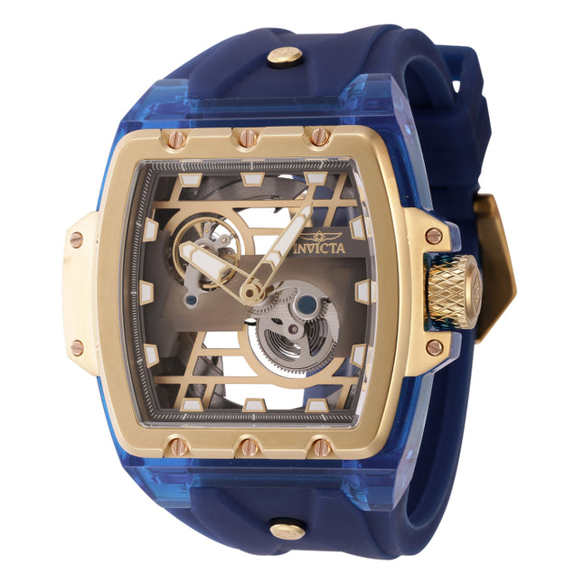 INVICTA Men's Anatomic Automatic 55mm 100m Gold / Blue Watch