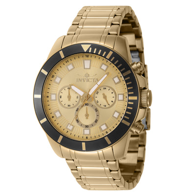INVICTA Men's Pro Diver Chronograph 45mm Watch Gold