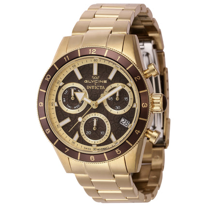 INVICTA X GLYCINE Men's Five Elements Swiss Watch 41mm, Gold with Interchangeable Strap