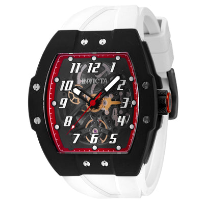 INVICTA Men's JM JUAN MANUEL CORREA TITANIUM Limited Edition Automatic Skeleton Watch Black / Red