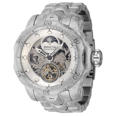 INVICTA Men's Reserve Venom Automatic Moonphase 54mm Watch Silver