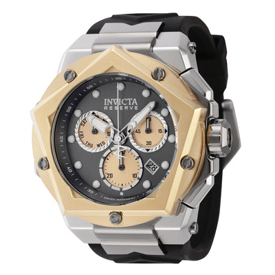 INVICTA Men's Reserve Helios Suisse Chronograph 54mm Black / Goldeneye Watch