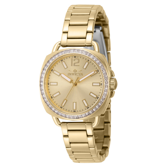 INVICTA Women's Classic 32mm Crystallised Gold Bracelet Watch