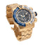 INVICTA Men's Sea Hunter 57mm Next Gen Chronograph Steel Bracelet Watch Gold Edition