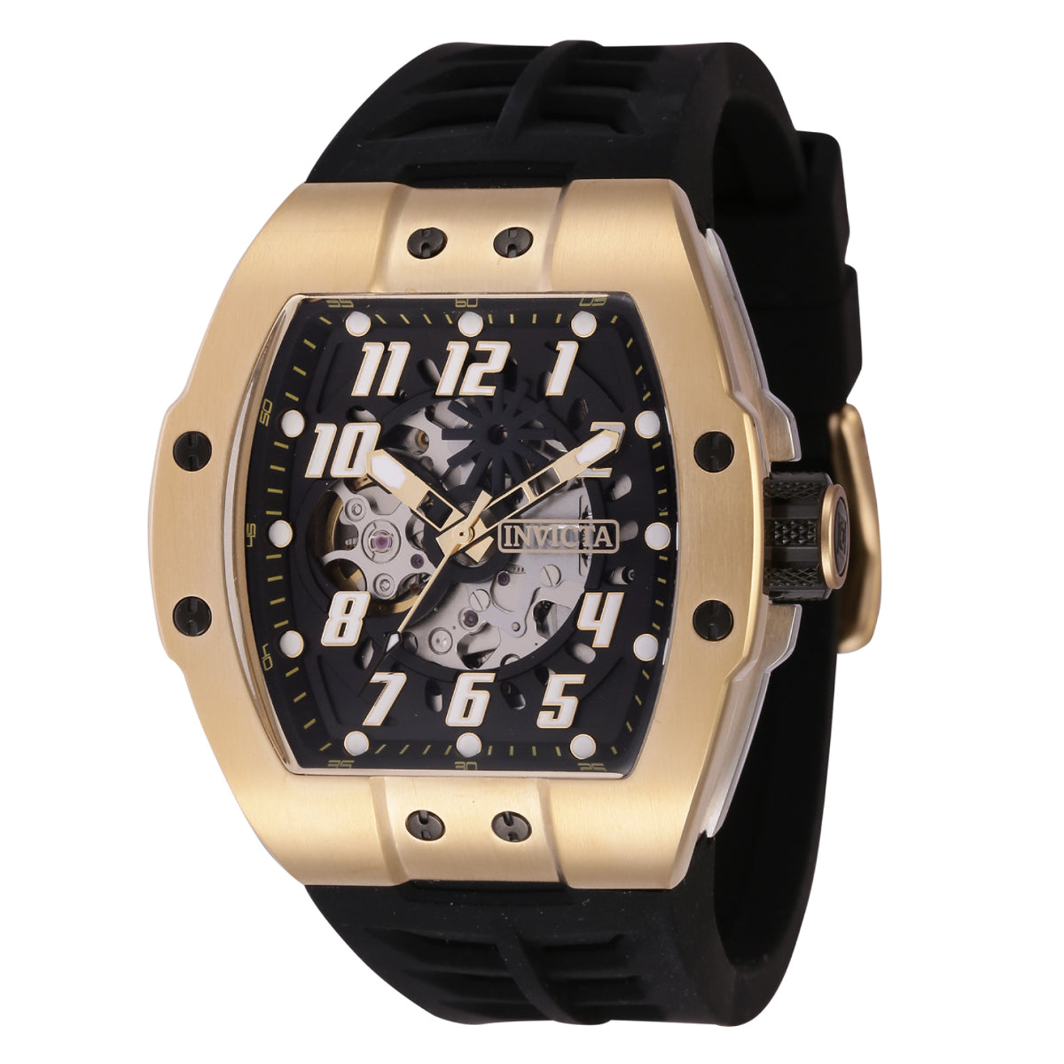 INVICTA Men's S1 Rally II Automatic Skeleton 44mm Watch Gold