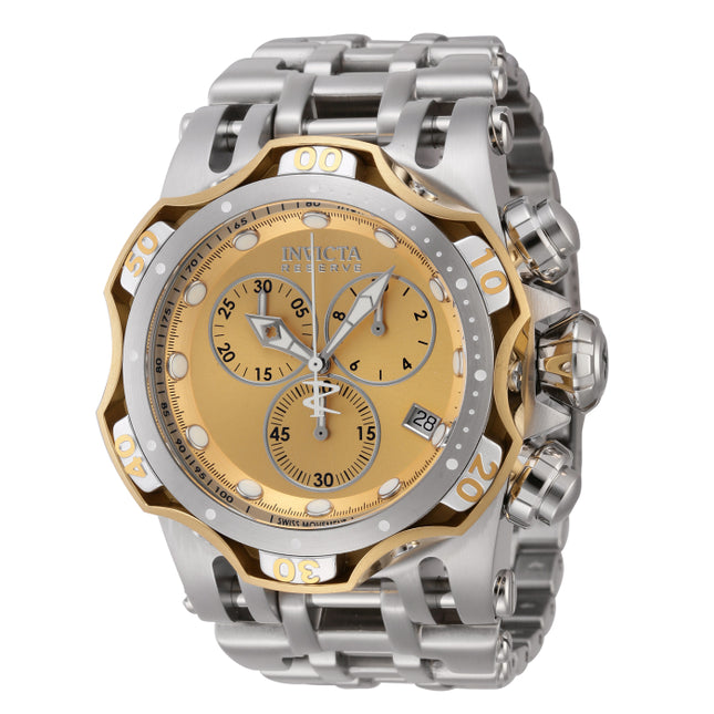 INVICTA Men's Reserve Chaos Chronograph 54mm Watch Silver / Gold